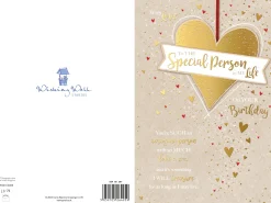 Birthday Card To The Special Person In My Life, By Wishing Well Studios - 6x9ins