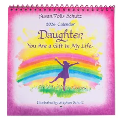 Daughter, You Are A Gift In My Life - A Blue Mountain Arts Collection Hanging Wall Calendar 2026
