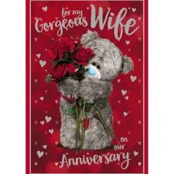 Gorgeous Wife 3D Anniversary Card