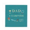 Hotchpotch Father's Day Card For Champion Dad 6x6 inches