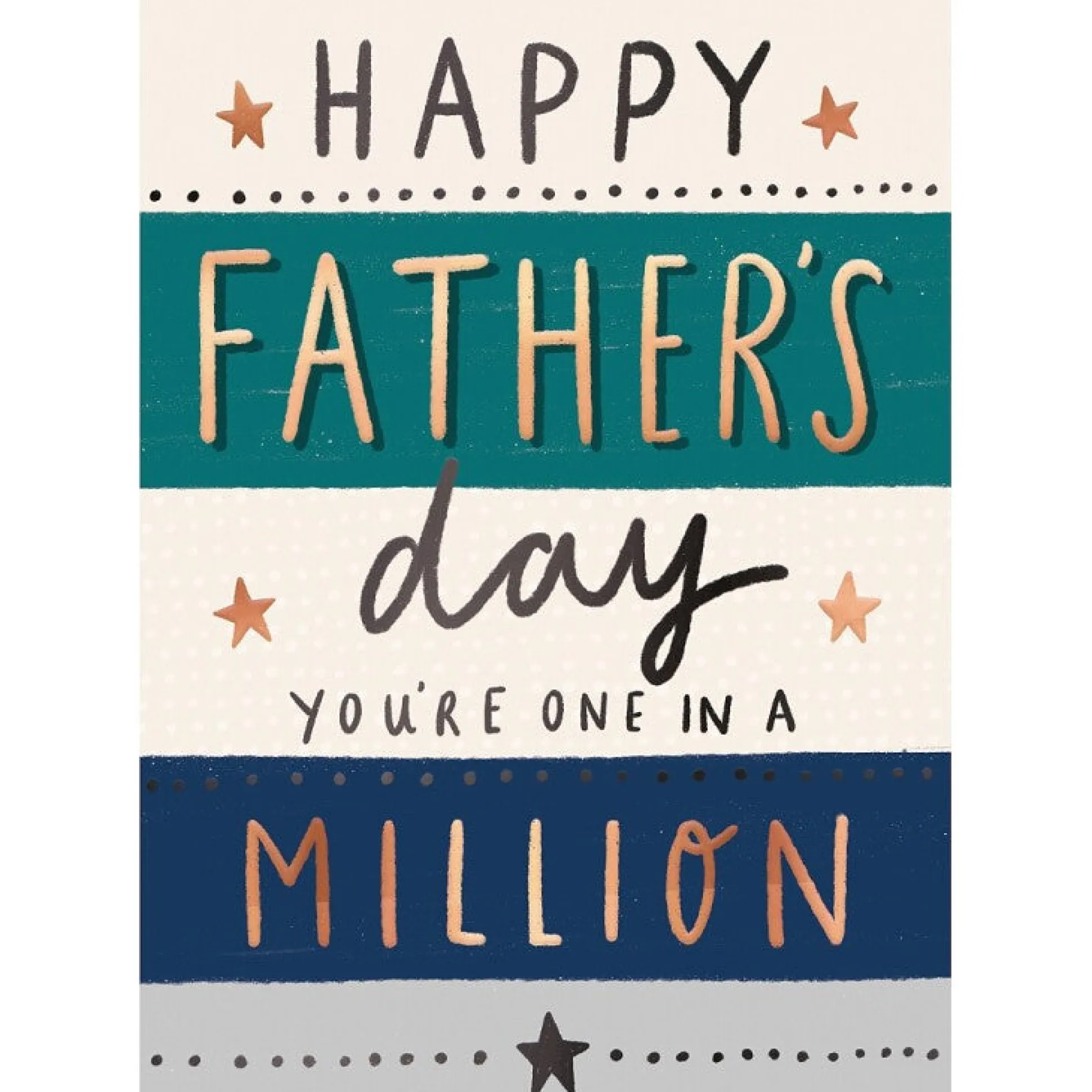 Hotchpotch Father's Day Card For A One In A Million Dad 5x7 inches