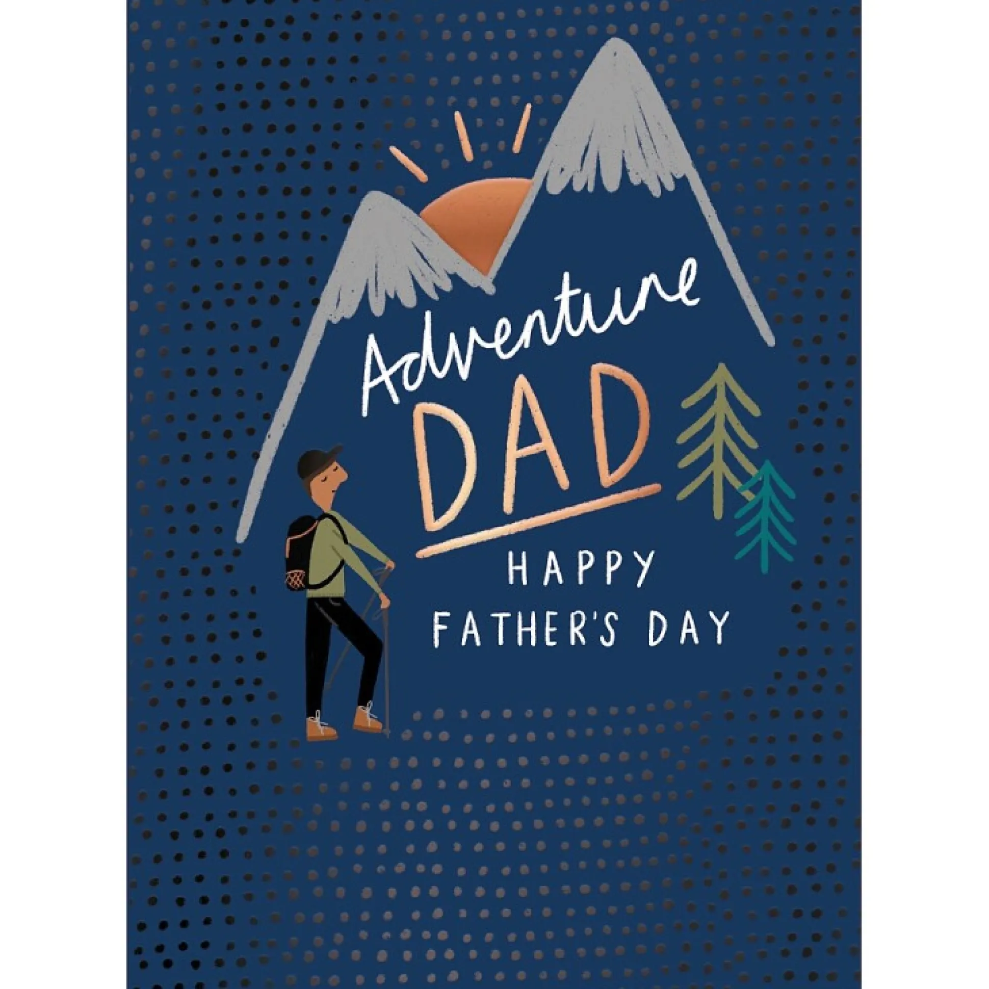 Hotchpotch Father's Day Card For Dad Adventure Theme 5x7 inches
