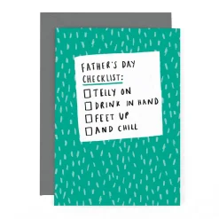 Hotchpotch Funny Father's Day Card For Dad, Chill Themed 5x7 inches