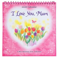 I Love You, Mum - A Blue Mountain Arts Collection Hanging Wall Calendar 2026