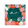 Luxury Birthday Card To A Lovely Auntie, With Satin Gold Foil Finish - Sardinia Collection Greeting Card by Hotchpotch London Size 6 x 6 inches