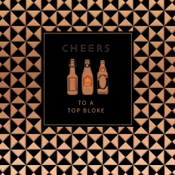 Luxury Foiled 'Top Bloke' Birthday Card - Pocket Square Greeting Card by Hotchpotch London