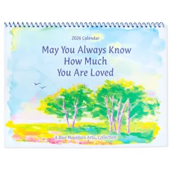 May You Always Know How Much You Are Loved - A Blue Mountain Arts Collection Hanging Wall Calendar 2026