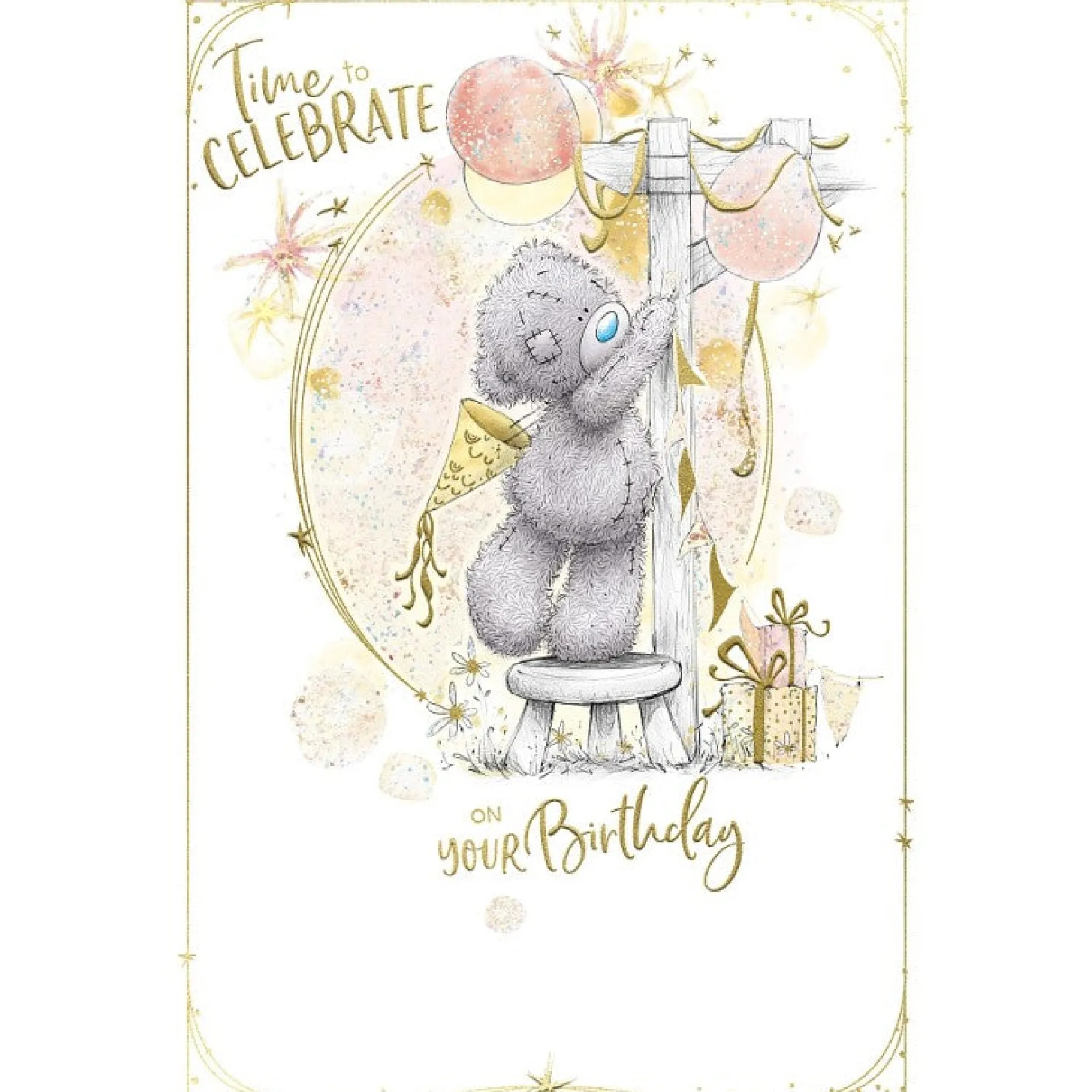Me to You Birthday Card Tatty Teddy Hanging Bunting