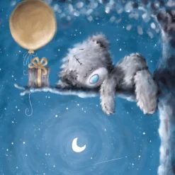 Me to You Birthday Card Tatty Teddy Snoozing On A Branch