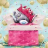 Me to You Birthday Card Tatty Teddy Opening Present