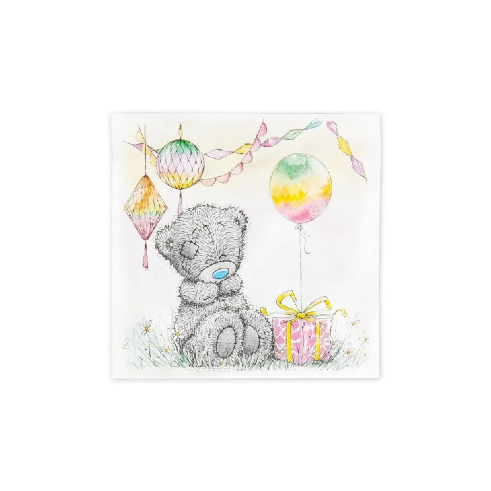 Me to You Birthday Giftwrap - 2 Sheet & Tags