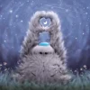 Me to You Blank Card Tatty Teddy With Loveheart Paws