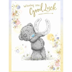 Me to You Good Luck Horseshoe Card