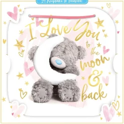 Me to You Photo Real Moon & Back Card