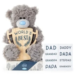 Me to You Plush Bear for Him with Personalised Trophy