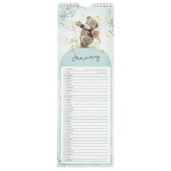 Me to You Tatty Teddy 2026 Multibrand Slim Calendar