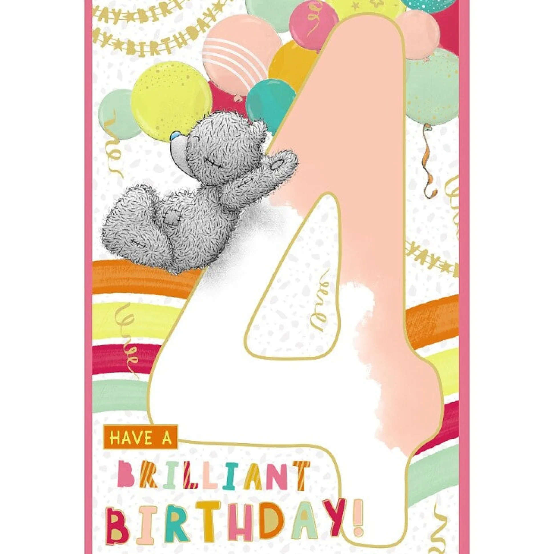 Me to You Tatty Teddy Age 7 Birthday Card, Have The Best Birthday Ever!