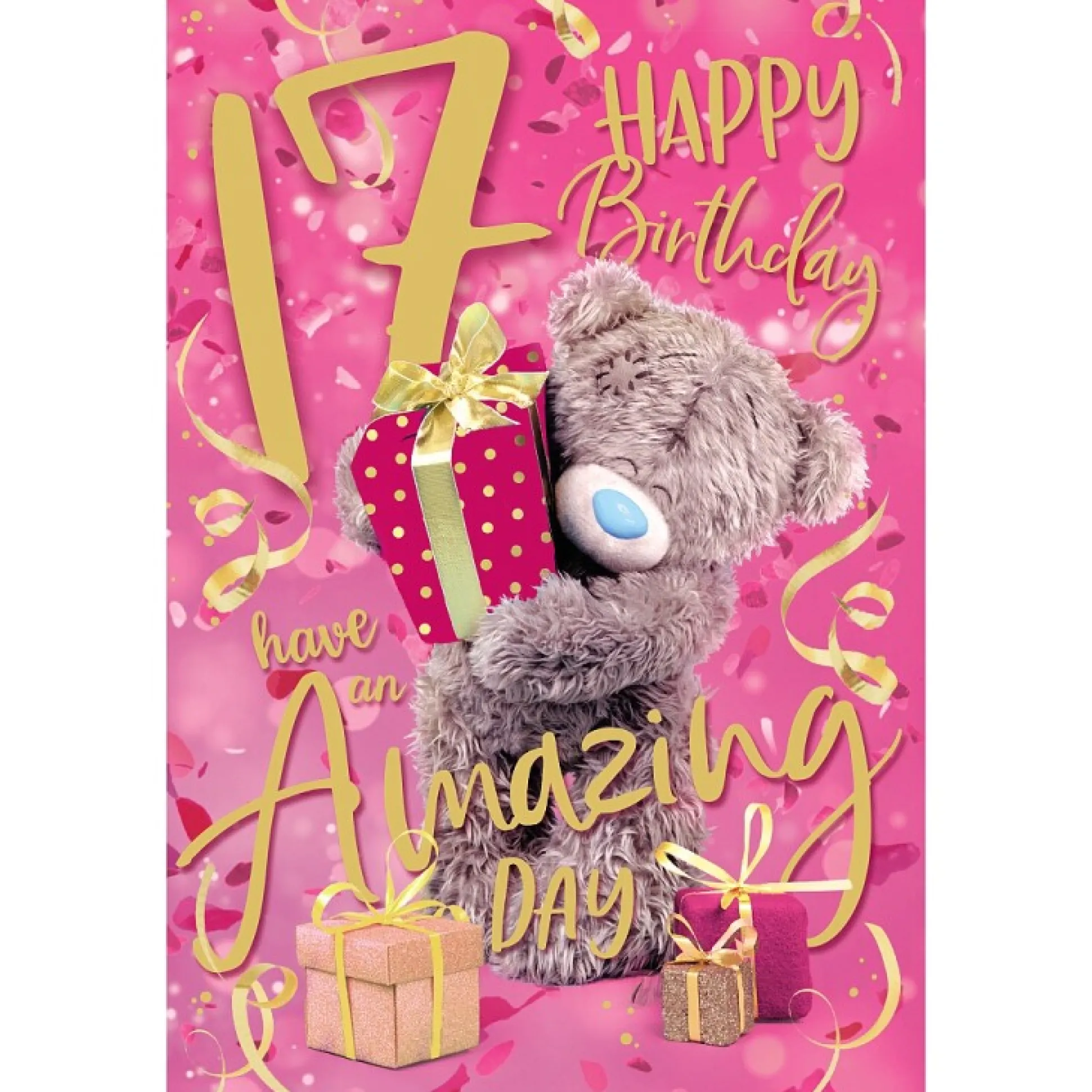 Me to You Tatty Teddy Age 17 Birthday Card, Have An Amazing Day