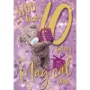 Me to You Tatty Teddy Age 10 Birthday Card, Woo Hoo! Have A Magical Day!
