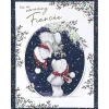 Me to You Tatty Teddy 'Amazing Fiancée' Handmade Christmas Card