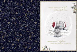 Me to You Tatty Teddy 'Amazing Fiancée' Handmade Christmas Card