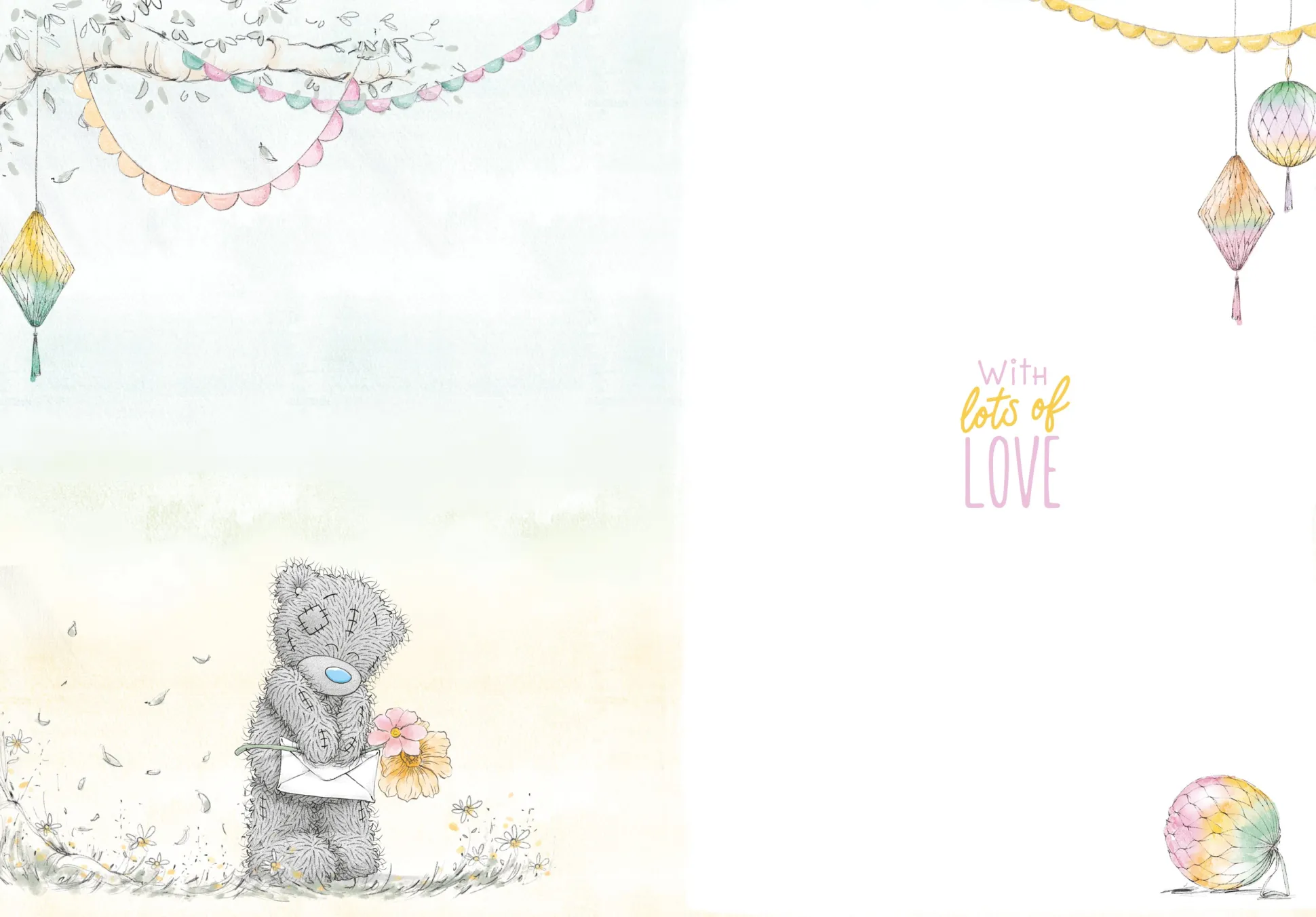Me To You Tatty Teddy Aunty Have A Wonderful Birthday Card