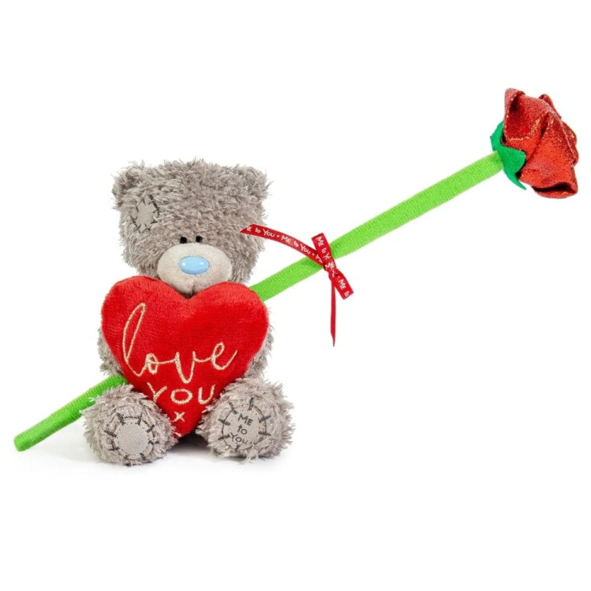 Me to You Tatty Teddy Bear With Felt Rose In A Gift Box