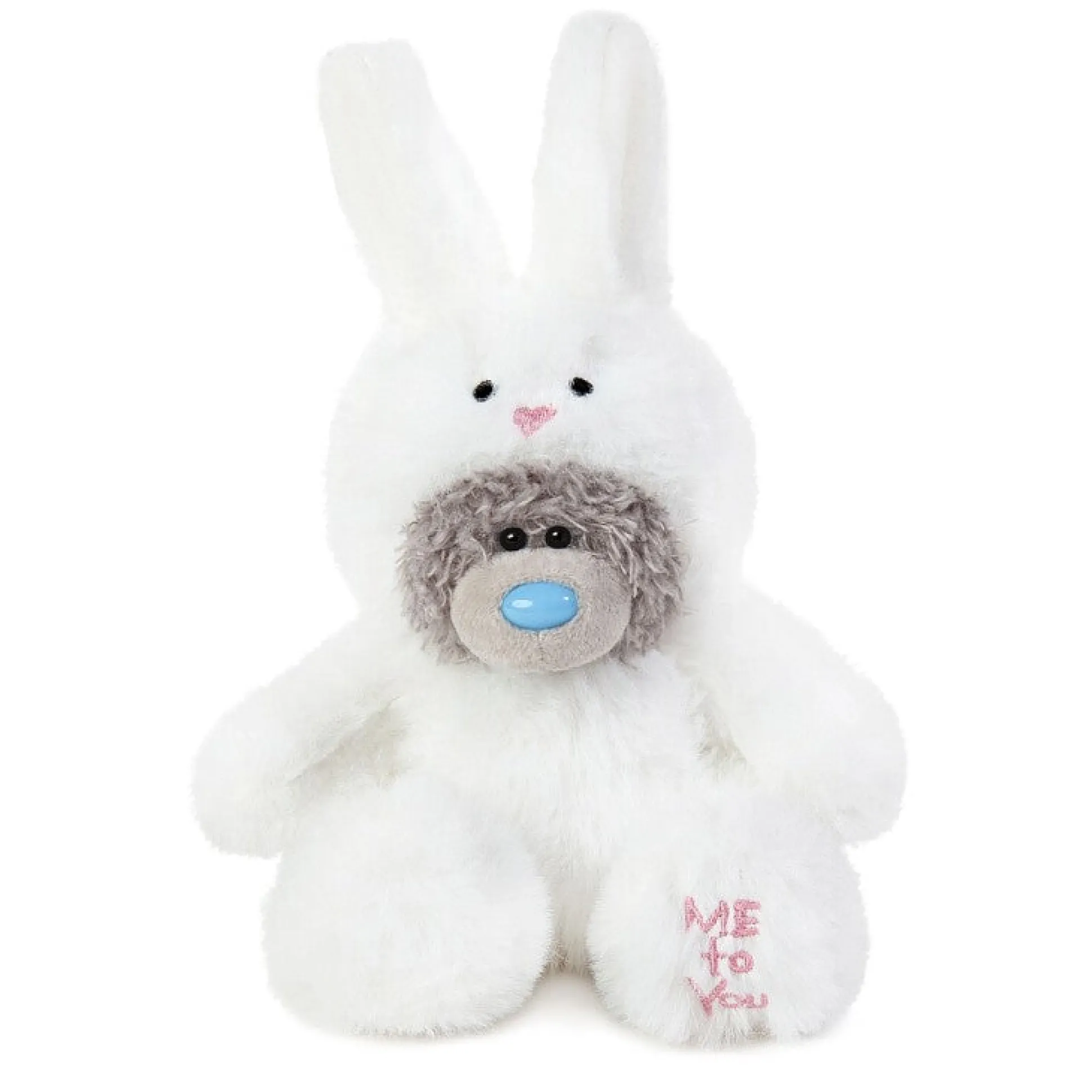 Me to You Tatty Teddy Bear Wearing Bunny Costume 13cm