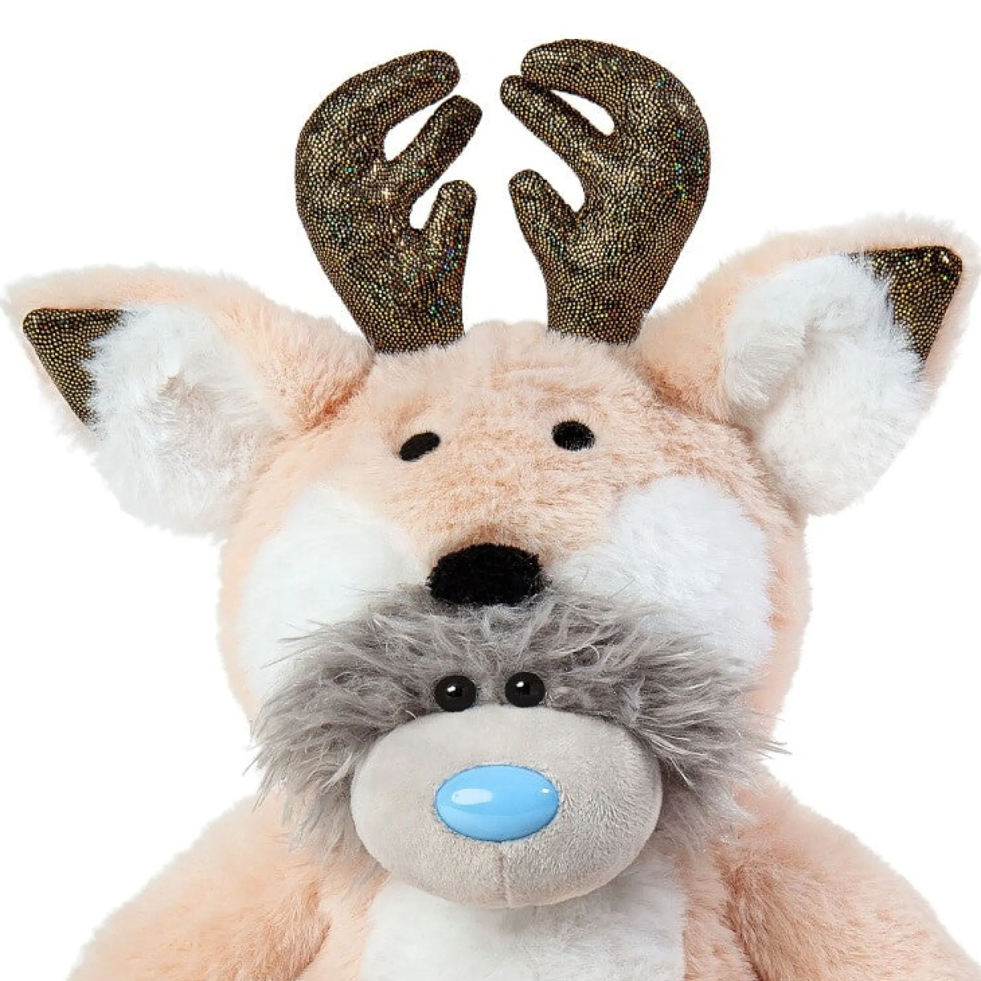Me to You Tatty Teddy Bear Wearing Reindeer Costume in a Gift Box