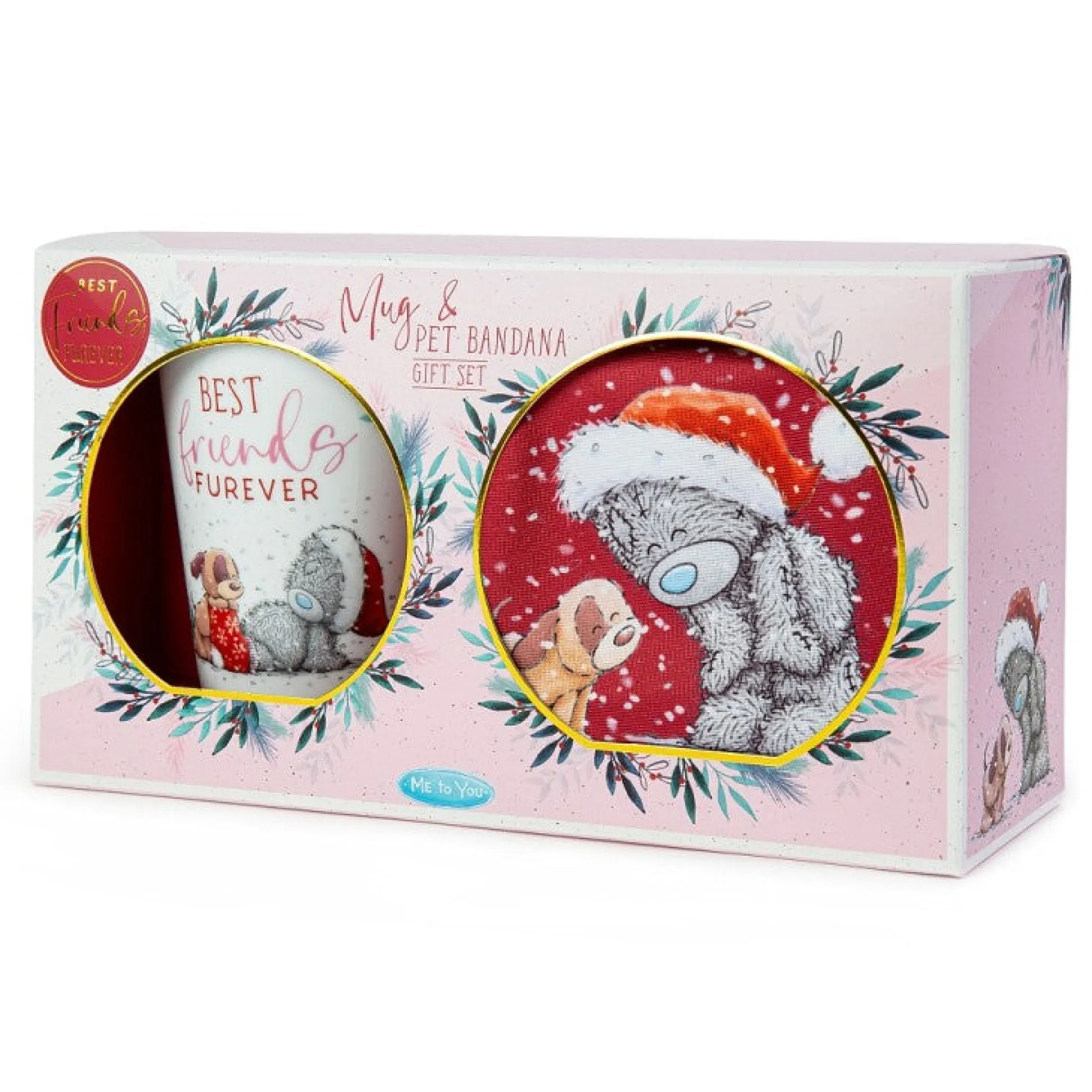 Me to You Tatty Teddy Best Friends Furever Mug and Pet Bandana Christmas Gift Set