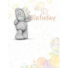 Me to You Tatty Teddy Birthday Card With Party Balloons