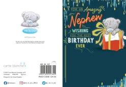 Me to You Tatty Teddy Birthday Card for Amazing Nephew 5x7ins - Official Collection
