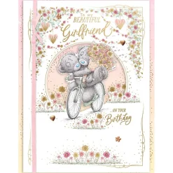 Me to You Tatty Teddy Boxed Handmade Girlfriend Birthday Card