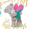 Me to You Tatty Teddy Card Sending Hugs Greetings Card | Blank Inside - 5 x 7"