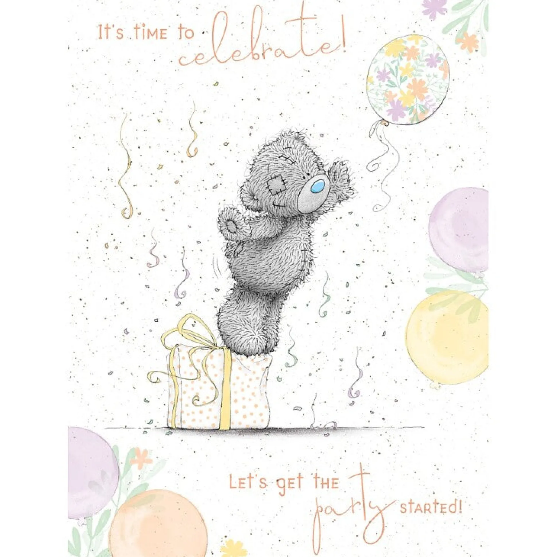 Me to You Tatty Teddy Celebration Birthday Card
