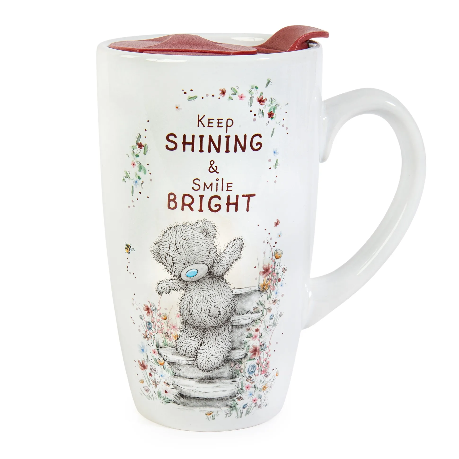 Me to You Tatty Teddy Ceramic Travel Mug With Inspirational Quote