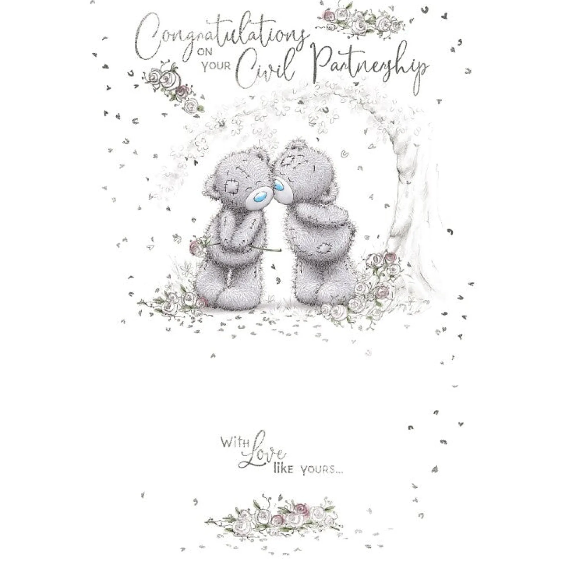 Me to You Tatty Teddy Civil Partnership Congratulations Card