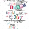 Me To You Tatty Teddy Congrats On Your Exams Greeting Card 5x7ins - Official Collection