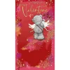 Me to You Tatty Teddy Cupid Valentine's Day Card, 5x9"