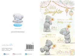 Me to You Tatty Teddy Cute Birthday Card To A Lovely Daughter - Official Collection