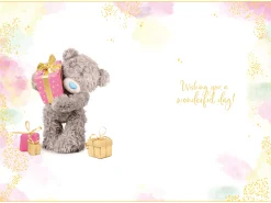 Me to You Tatty Teddy Cute 3D Photo Finish Keepsake Birthday Card For A Lovely Mum - Official Collection