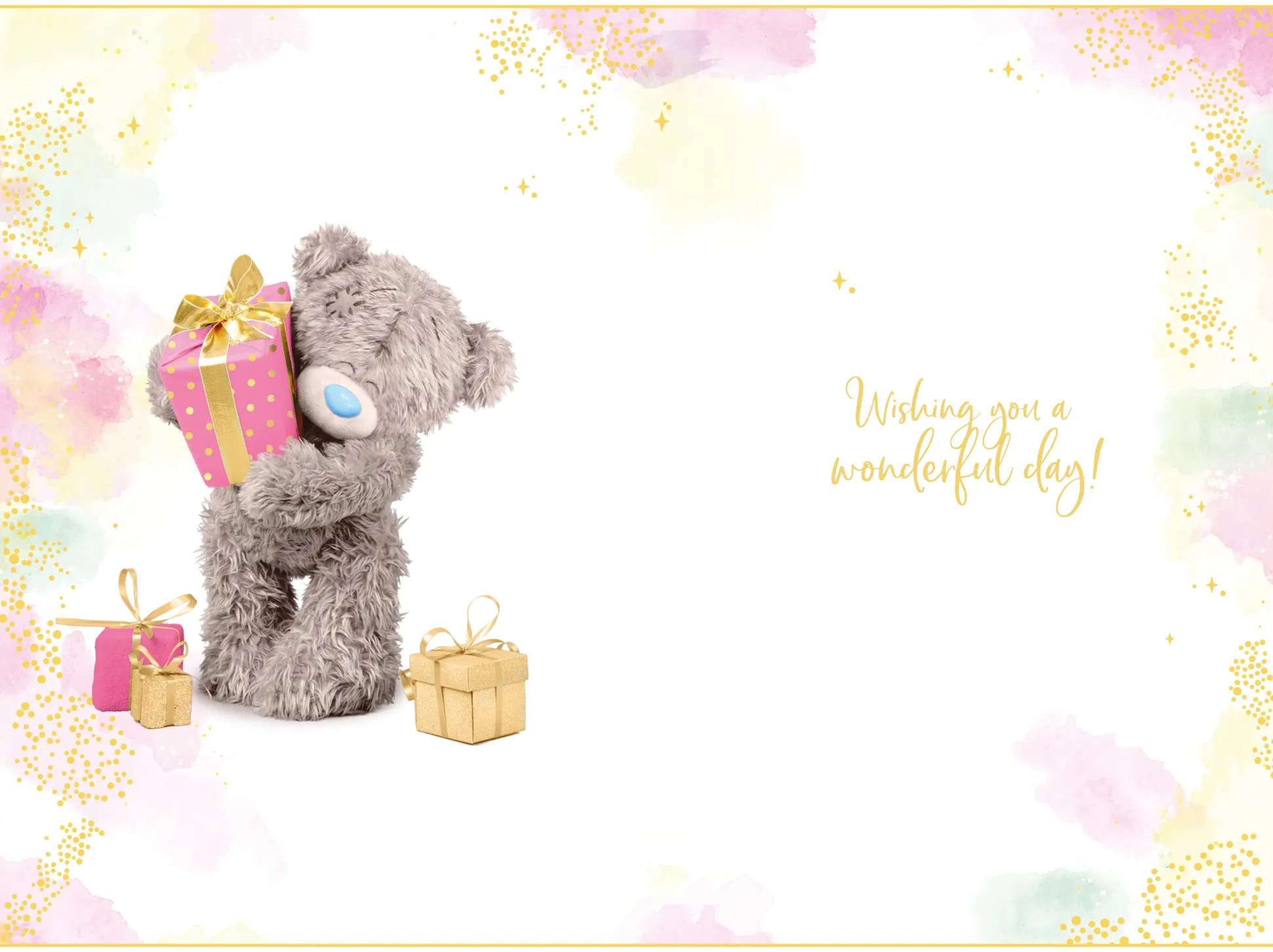 Me to You Tatty Teddy Cute 3D Photo Finish Keepsake Birthday Card For A Lovely Mum - Official Collection