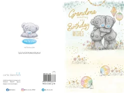 Me to You Tatty Teddy Cute Birthday Card For Grandma Bears Hugging -