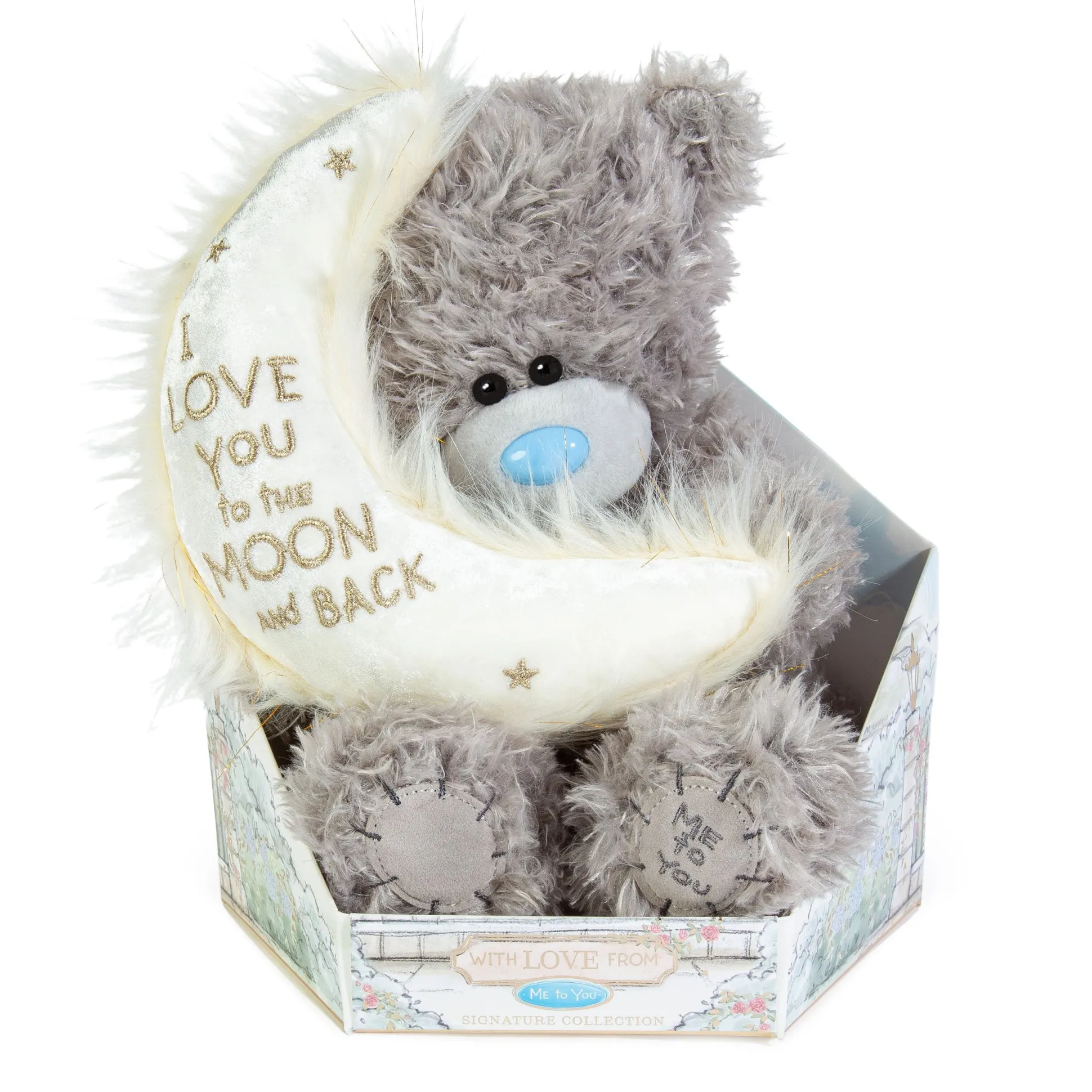 Me to You Tatty Teddy Cute Plush 'Love You To The Moon And Back' Bear 19cm