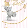 Me to You Tatty Teddy Cute Birthday Card For A Fabulous Niece, Bear Balancing Presents - Official Collection