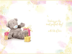 Me to You Tatty Teddy Cute 3D Photo Finish Keepsake Birthday Card For A Special Granddaughter - Official Collection