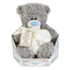 Me to You Tatty Teddy Cute Plush Love & Hugs Bear 19cm-High Presented On Premium Gift Plinth