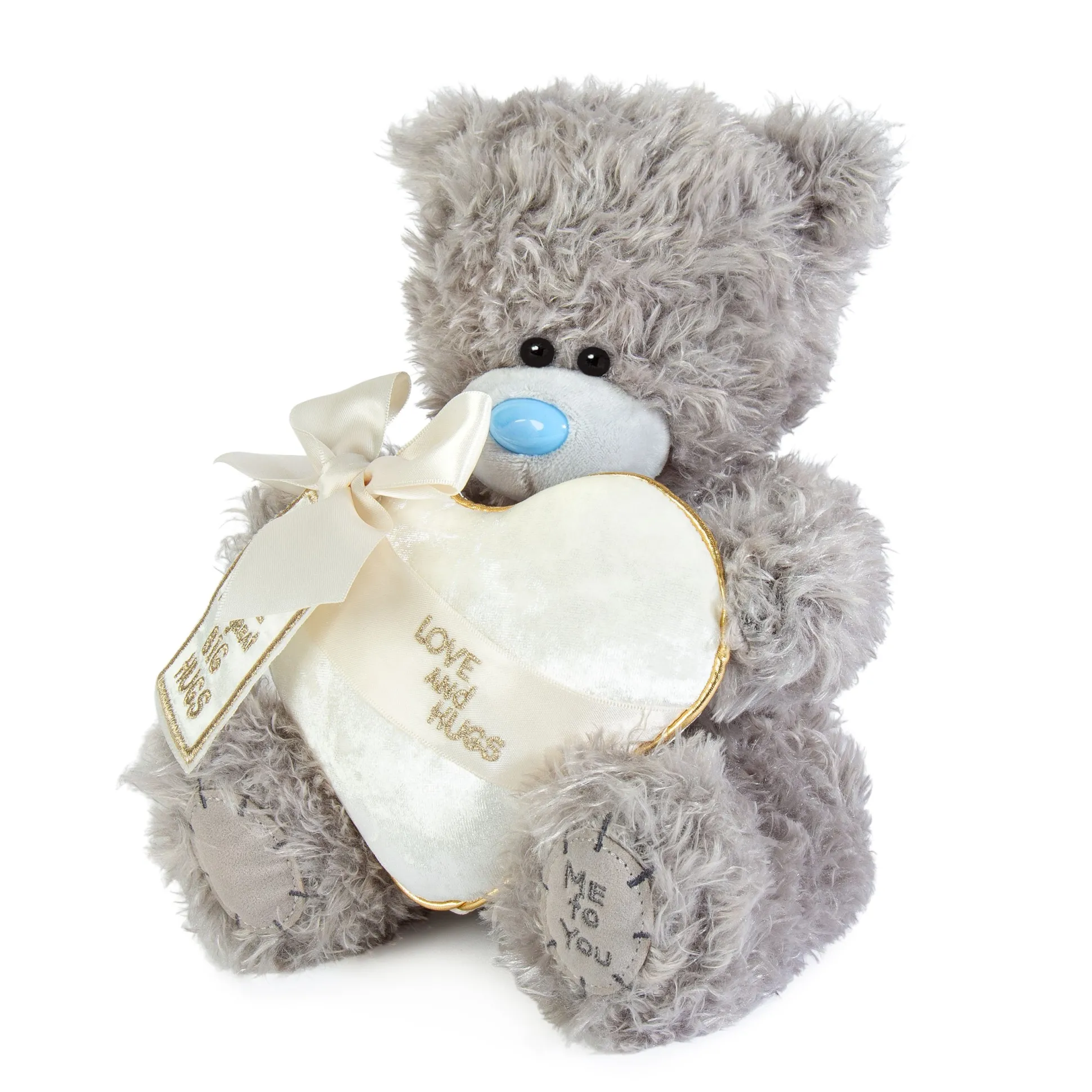 Me to You Tatty Teddy Cute Plush Love & Hugs Bear 19cm-High Presented On Premium Gift Plinth