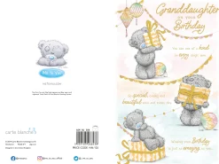 Me to You Tatty Teddy Cute Birthday Card For Granddaughter - Official Collection