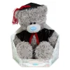 Me to You Tatty Teddy Cute Plush 19cm-High Graduation Bear Presented On Premium Gift Plinth